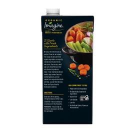 Imagine Organic Low Sodium Free Range Chicken Broth, 32 fl oz (Pack of 6)