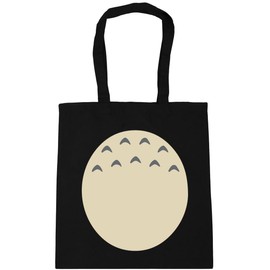 Hippowarehouse My Fluffy Forest Spirit Belly Tote Shopping Gym Beach Bag 42cm x38cm,10 litres