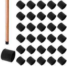 Murtenze 32PCS Round Rubber Furniture Leg Caps, 1"(25mm) Chair Table Leg Covers Floor Protectors, Chair Leg End Caps for Furniture, Chair, Table