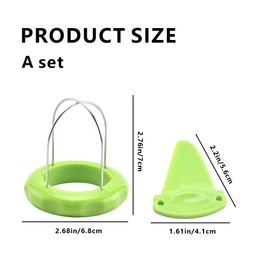 Kiwi Cutter Stainless Steel Kiwi Slicer Portable and Useful Kiwi Divider for Kiwifruit Cutting and Peeling