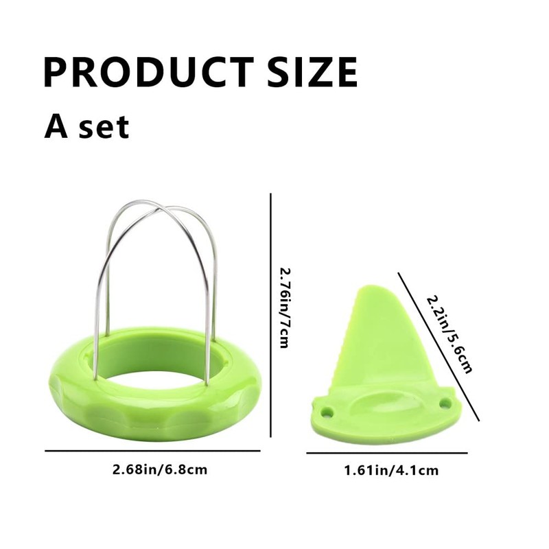 Kiwi Cutter Stainless Steel Kiwi Slicer Portable and Useful Kiwi