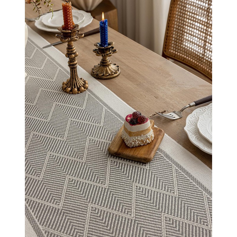 Aomiro Table Runner, Nordic Table Center Cross, Stylish, Table Center,