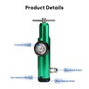 Measureman 0-15LPM Medical Oxygen Cylinder Regulator, 0-3000 PSI Pressure Gauge,