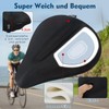 ROGTYO 27 x 29 cm Gel Saddle Cover Bicycle Saddle