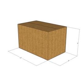 E1 Packaging 13" x 8" x 8" Corrugated Boxes 32 ECT (Pack of 10-13x8x8) | Quality Moving Boxes. Great for Shipping Boxes for Business, Office or Home.