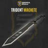 Sierra Zulu Trident Machete - Stainless Steel, 24.0 inches Overall,