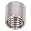 50Pcs Coupling Nut Round 304 Stainless Steel Rod Connector Nut
