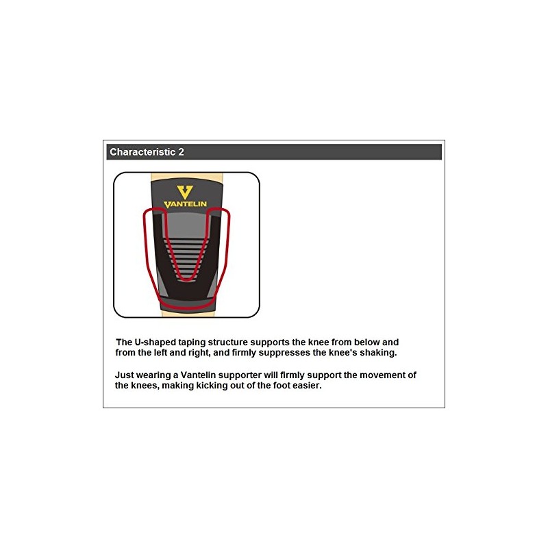 Vantelin Supporter Knee Sleeve, , , blk,