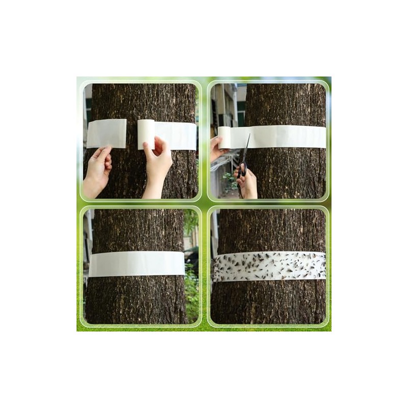 18 Rolls Spotted Lanternfly Traps Ant Insect Barrier, 30 ft