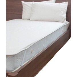 [Toco and Fluffy Lifestyle] Waterproof Sheets, Antibacterial, Dust Mite Prevention, Flat Type (100 Sizes 2 Colors), Bedwetting Sheet, Nursing Baby, Pet (Sand, Single (39.4 x 80.7 inches (100 x 205