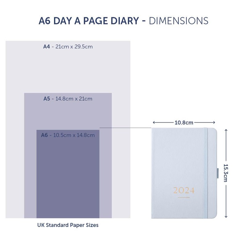 Busy B - Compact A6 Day Per Page Diary from