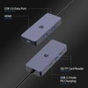 6 in 1 USB C Hub with Two Displays, USB