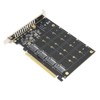 M.2 NVME-PCIE X16 Adapter Card PH44 4 Port M Key