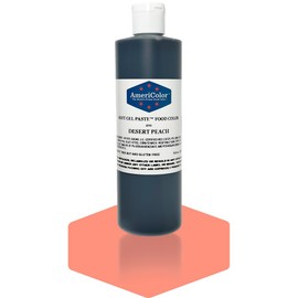 AmeriColor, Desert Peach, 13.5 Ounce Bottle, Soft Gel Paste Food Color