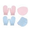 Minkissy 8pcs Bath Towel Gloves Bath Mitt Body Wash Bath