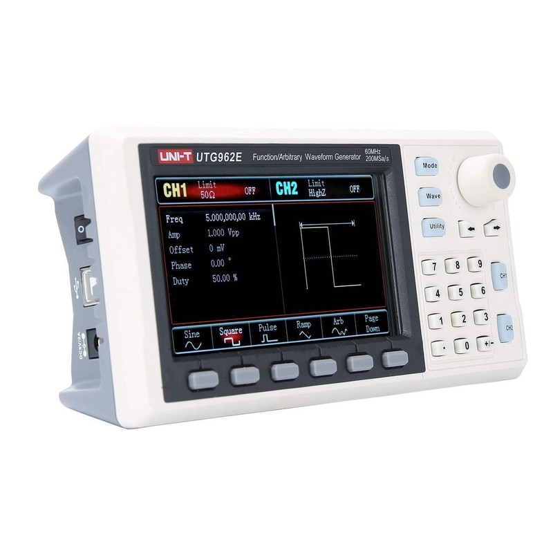 UNI-T UTG962E 60MHz 2Ch Classic-Series Arbitrary Waveform Generator