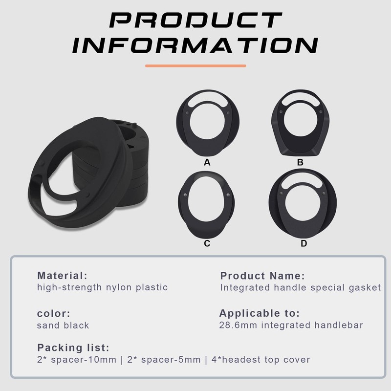 RXL SL Headset Spacers 1-1/8" Integrated Road Bike Handlebar Stem