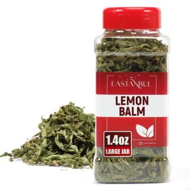Eastanbul Lemon Balm Leaf, 1.4oz Lemon Balm Tea Loose Leaf & Pure, Melissa Tea, Te De Toronjil Morado, Dried Herb, Natural, No Caffeine, Natural, Vegan, Non GMO