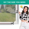 MEKOTRIN Magnetic Window Screen with Frame, Adjustable DIY Fly Screen