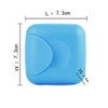 2 PCS Travel Soap Box Waterproof and Leakproof Square Small