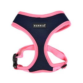 Puppia Soft Harness II - Soft Dog Harness for Small and Medium Dogs - Very Comfortable and Adjustable