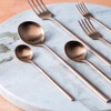 VBC Casa cutlery matte titanium 32 types, black black _