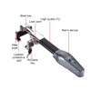 XIMINZ Steering Wheel Lock with Alarm Anti Theft Car Security