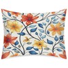 Satin Pillowcase Geometric Colorful Flowers Satin Pillow case for Hair