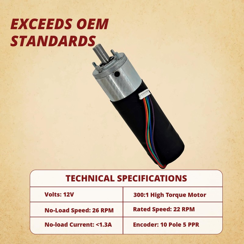 Lippert 236575 IG-42 10-Millimeter Motor Assembly for in-Wall RV Slide-Out