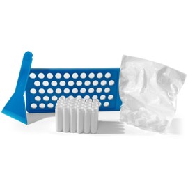 DIY Lip Balm Making Kit with Filling Tray, Spatula, and 24 White Lip Balm Tubes with Caps (0.15 oz each) - Make Your Own Lip Balm Set for Crafters or Professionals by SKS Bottle and Packaging, Inc.