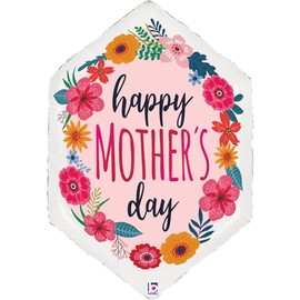 XL Happy Mother's Day Blumen Ballon