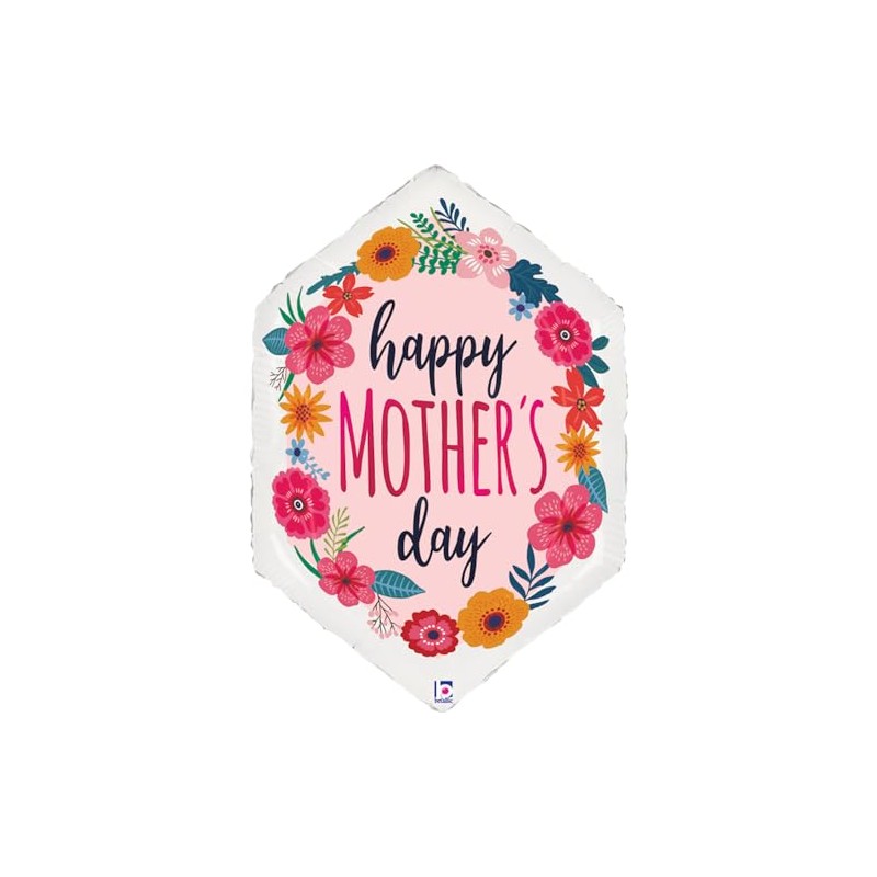 XL Happy Mother's Day Blumen Ballon