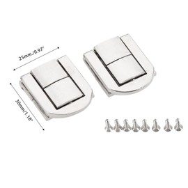 VOANZO Chest Lock Latch Box Closure Stainless Steel Clasp for Wooden Boxes Tool Box Pack of 10