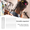 18pcs Rhombic Dreadlocks Interlocking Tool Alloy Dreadlocks Tightening Tool Accessories