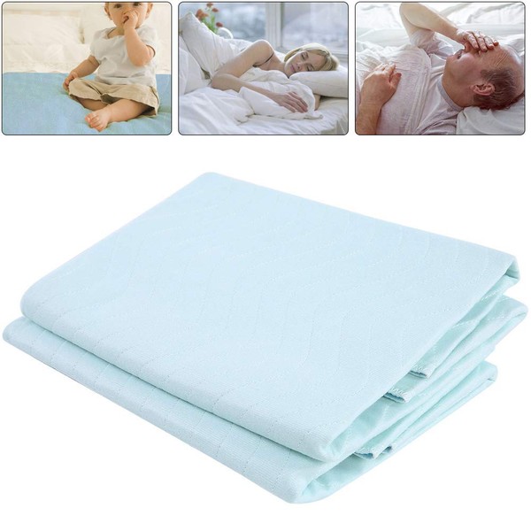 Naroote Bed Pads Washable, Incontinence Bed Pads Washable Waterproof 2Pcs