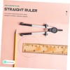 Operitacx Students and Adults 20pcs Straight Measuring Rulers Wooden Engineering