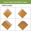 Bamboo Pan Scraper Tool (Pack of 6), Size 2.8" x