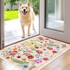 Bairichmat Pink Bedroom Rug,6'x9'Washable Area Rugs,Non-Slip Ultra-Thin Soft Dining Room