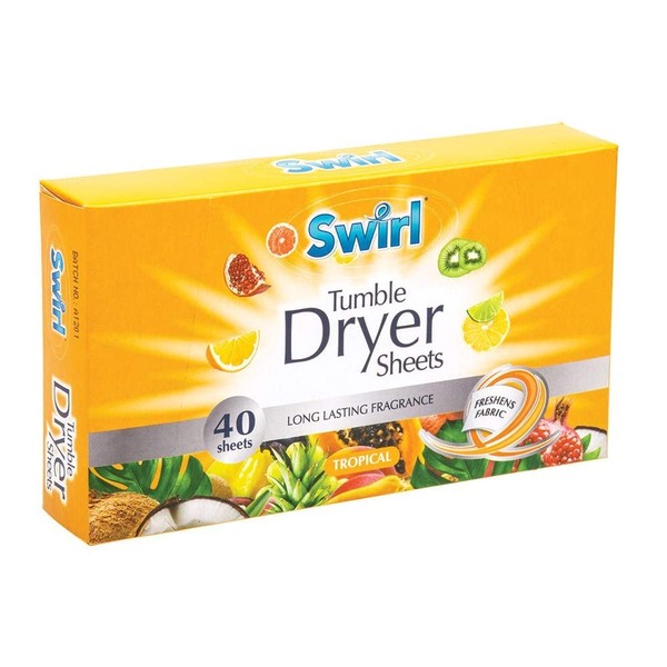 4x Swirl Tumble Dryer Sheets - 35 Sheets Per Pack