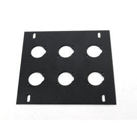 Elite Core FB-PLATE6 Unloaded Plate for Recessed Floor Box, 6-Punch