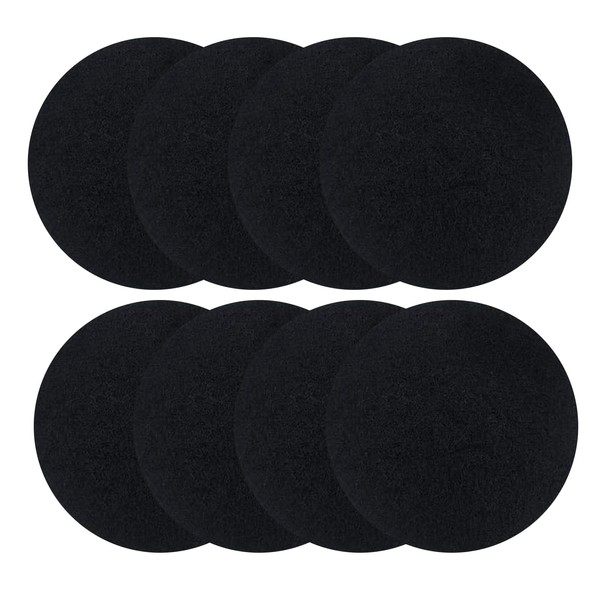 Makoto Nobu 8 Stücke Aktivkohlefilter Rund, Biomülleimer Küche Rund Bioeimer