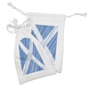 Ambesonne Scotland Fabric Pouch Set of 2, National Scottish Flag