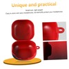 OSALADI 3pcs Anti-Lost Earphone Sleeve Gradient Design Protective Case for