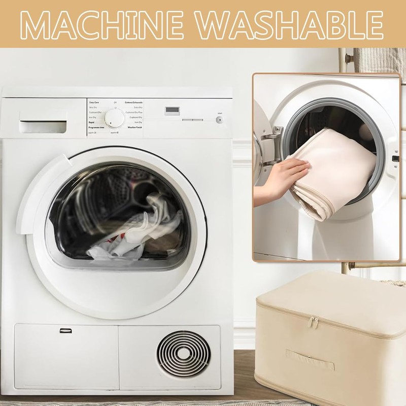 WHFDC Ultra Space Saving Self Compression Organizer Quilt Compression Storage