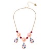 Betsey Johnson Flower Drop Necklace