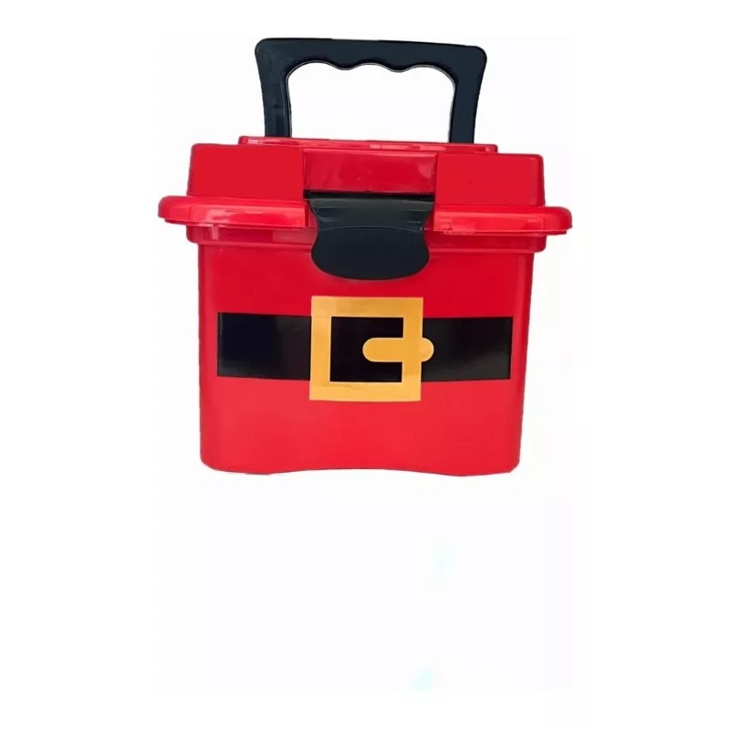 30 Cajita Loncheras De Plástico Navideña, Dulces, Aguinaldos