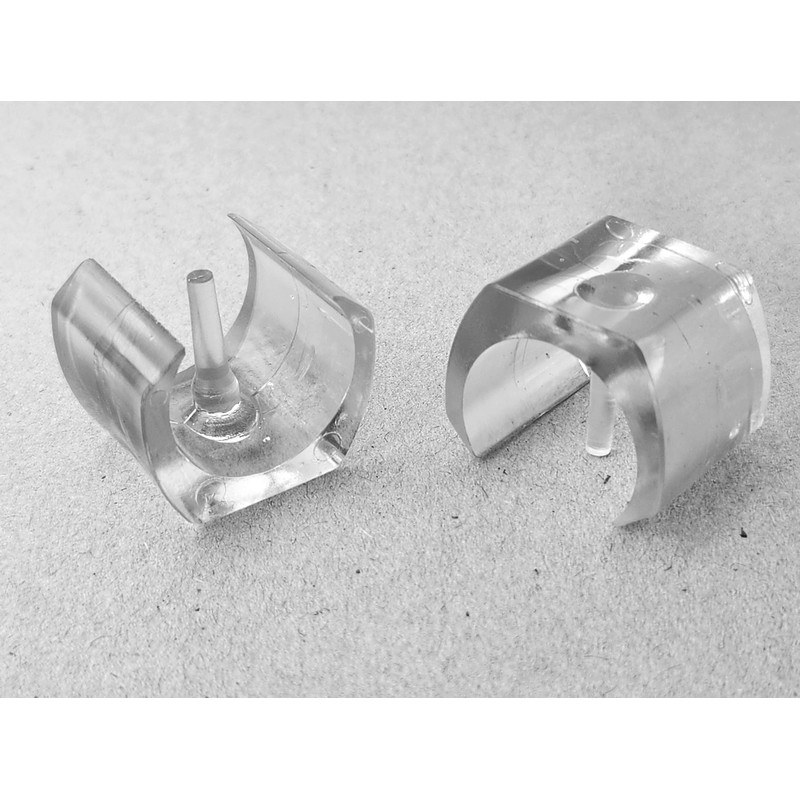 G GOODSZONE 12/Pack Sled Base U Shaped Saddle Glides Pads