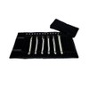 Portable Jewelry Roll Untangled Secure Necklace Travel Storage Bag Displays