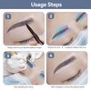 Disposable Eyebrow Design Stencil Eyebrow Tint Airbrush Auxiliary Sticker for