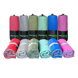 SPORT GEAR Quick Dry Camping & Travel Towel-Microfiber Travel Sports Towel, Microfiber Beach & Gym Sweat Towels For Men & Women Body, Travel Towels Fast Drying Lightweight, Quick Dry Towels For Travel